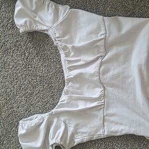 Hollister White croptop